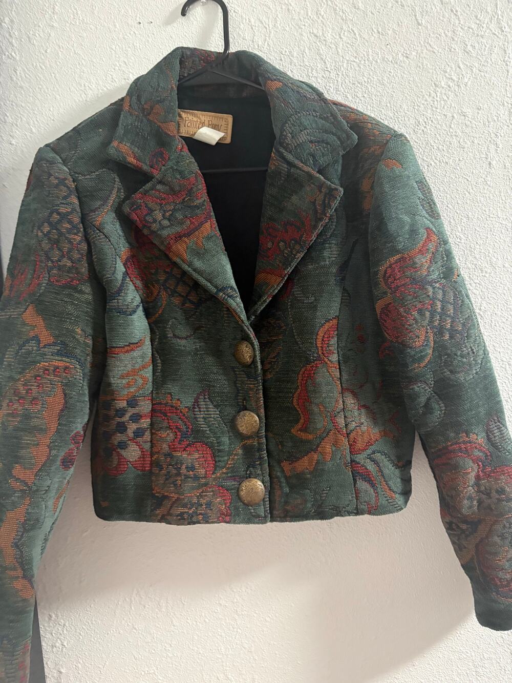 Vintage Painted Pony Tapestry Jacket